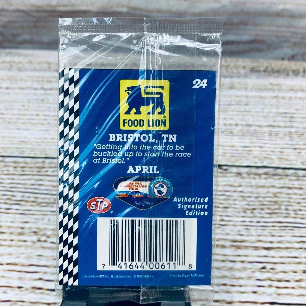 Food Lion Richard Petty‎ 1992 Fan Appreciation Tour Bristol TN Card Sealed